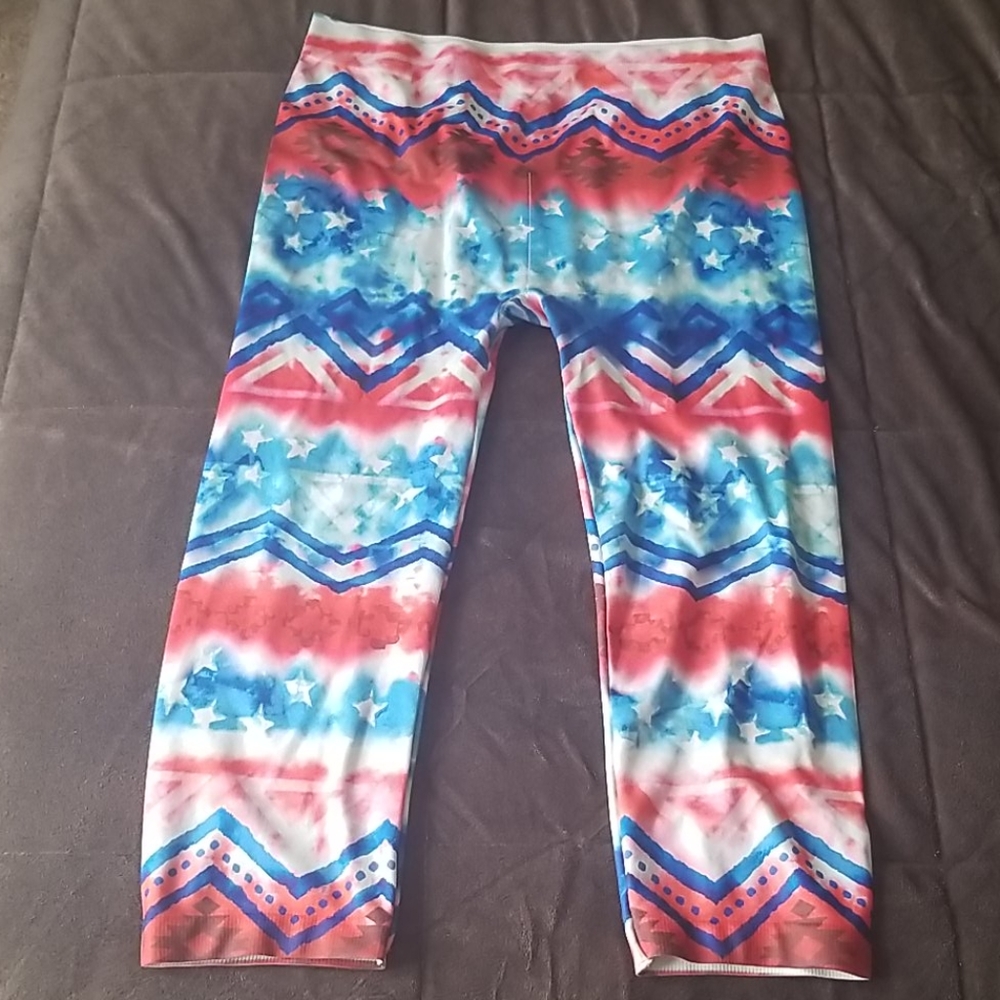 4th of July leggings